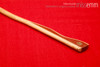 Handmade bdsm toys | Rattan cane | By kink artisan Miss Emm | The cane shaft is rattan cane and the handle has been handcrafted from jarrah with brass details.
