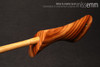 Handmade bdsm toys | Rattan cane | By kink artisan Miss Emm | The cane shaft is rattan cane and the handle has been handcrafted from camphor laurel with brass details.