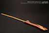 Handmade bdsm toys | Rattan cane | By kink artisan Miss Emm | The cane shaft is rattan cane and the handle has been handcrafted from camphor laurel with brass details.