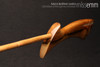 Handmade bdsm toys | Rattan cane | By kink artisan Miss Emm | The cane shaft is rattan cane and the handle has been handcrafted from blackheart sassafras with brass details.