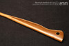 Handmade bdsm toys | Rattan cane | By kink artisan Miss Emm | The cane shaft is rattan cane and the handle has been handcrafted from ipê amarelo da serra with brass details.