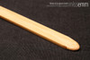 Unique spanking toys | Rattan pane (flat bladed cane) | By kink artisan Miss Emm | The shaft is made from rattan cane and the handle has been handcrafted from beech with brass details.