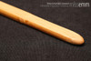 Unique spanking toys | Rattan pane (flat bladed cane) | By kink artisan Miss Emm | The shaft is made from rattan cane and the handle has been handcrafted from Australian rosewood with brass details.