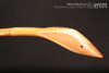 Unique spanking toys | Rattan pane (flat bladed cane) | By kink artisan Miss Emm | The shaft is made from rattan cane and the handle has been handcrafted from silky oak with brass details.