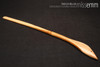 Unique spanking toys | Rattan pane (flat bladed cane) | By kink artisan Miss Emm | The shaft is made from rattan cane and the handle has been handcrafted from silky oak with brass details.