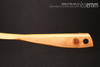 Unique spanking toys | Rattan pane (flat bladed cane) | By kink artisan Miss Emm | The shaft is made from rattan cane and the handle has been handcrafted from silky oak with brass details.