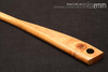 Unique spanking toys | Rattan pane (flat bladed cane) | By kink artisan Miss Emm | The shaft is made from rattan cane and the handle has been handcrafted from silky oak with brass details.