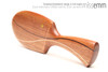 Unique handcrafted spanking toys | Wooden paddle | By kink artisan Miss Emm | Made from Tasmanian blackwood with brass details.