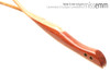 Unique bdsm spanking toys | Rattan loop cane | By kink artisan Miss Emm | The loop is made from rattan cane and the handle has been handcrafted from river red gum with brass details.