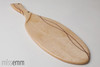 Wood oval shape spanking paddle - Rock Maple & Jarrah