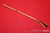 Handcrafted bdsm toys | Rattan spanking cane | By Sydney fetish artisan Miss Emm | The shaft is rattan and the handle is made from jarrah with brass details. | Perfect for impact play, bdsm corporal punishment scenes, and all sorts of kinky fun in the hands of a Mistress, Master, Domina, Dom, Top, or anyone who enjoys caning.