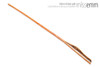 Unique handcrafted bdsm toys | Rattan spanking cane | By kink artisan Miss Emm | Made from rattan and black palm with brass details. If you like your kink toys unique, stylish, and functional then a Miss Emm cane will make the perfect addition to your collection.