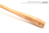 Unique handcrafted bdsm toys | Rattan spanking cane | By kink artisan Miss Emm | The shaft is rattan cane and the handle has been handcrafted from camphor laurel with brass details.