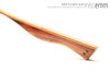 Unique handcrafted bdsm toys | Rattan spanking cane | By kink artisan Miss Emm | The shaft is rattan cane and the handle has been handcrafted from camphor laurel with brass details.