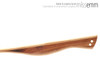 Unique handcrafted bdsm toys | Rattan spanking cane | By kink artisan Miss Emm | The shaft is rattan cane and the handle has been handcrafted from camphor laurel with brass details.