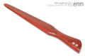 Unique handcrafted bdsm toys | Wooden spanking paddle | By kink artisan Miss Emm | Made from river red gum with aluminium details | The perfect addition to the toybox of the discerning kinkster.