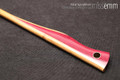 Unique handcrafted bdsm toys | Rattan spanking cane | By kink artisan Miss Emm | The shaft is rattan cane and the handle has been handcrafted from Purpleheart with brass details.