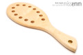 Unique handcrafted bdsm toys | Wooden spanking paddle | By kink artisan Miss Emm | Made from rock maple with brass details.