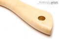 Unique handcrafted bdsm toys | Wooden spanking paddle | By kink artisan Miss Emm | Made from rock maple with brass details.