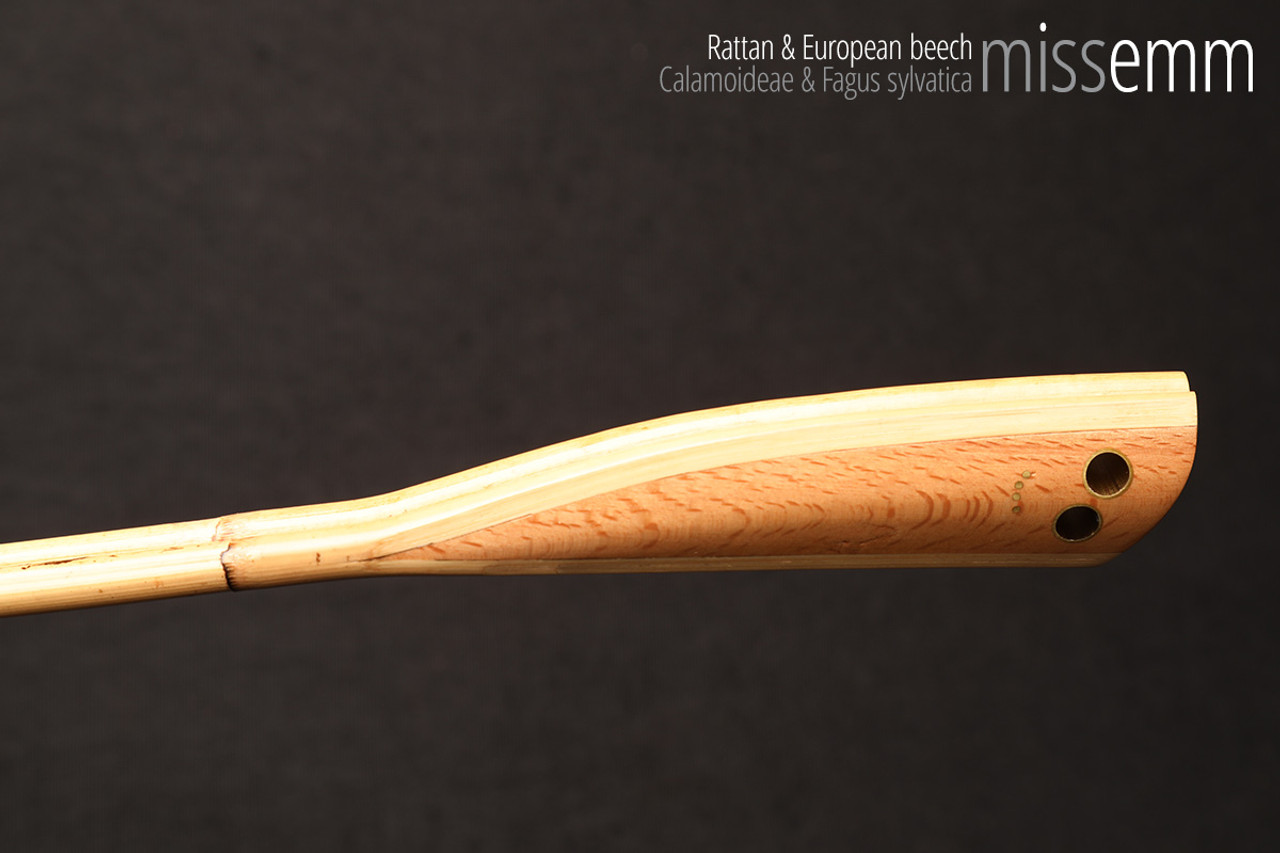 Unique fetish toys | Rattan multi-shaft cane | By kink artisan Miss Emm | The shafts are made from rattan cane and the handle has been handcrafted from European beech with brass details.