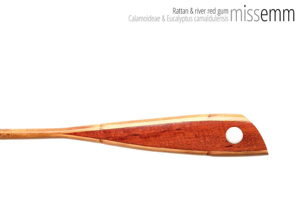 Handmade bdsm toys | Rattan cane | By kink artisan Miss Emm | The cane shaft is rattan cane and the handle has been handcrafted from river red gum with aluminium details.