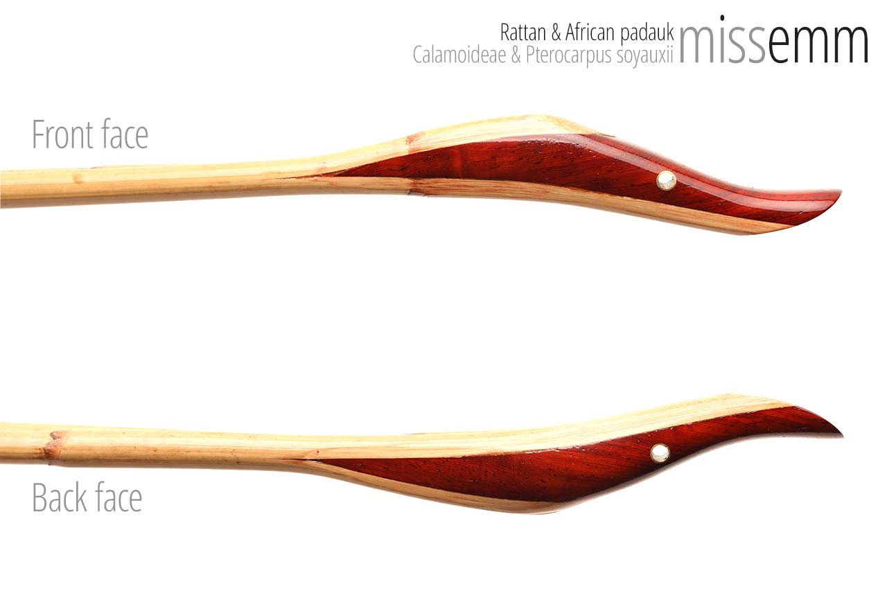 Unique fetish toys | Rattan multi-shaft cane | By kink artisan Miss Emm | The shafts are made from rattan cane and the handle has been handcrafted from African padauk with brass details.