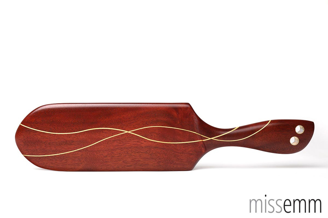 BDSM spanking paddle - Australian Rosewood and Huon Pine