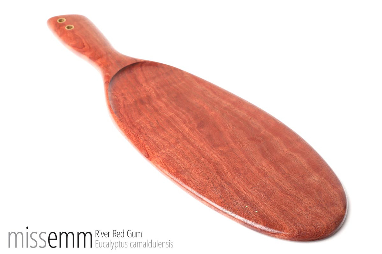 Kinky Spanking Paddle | River Red Gum | by Australian fetish artisan Miss Emm