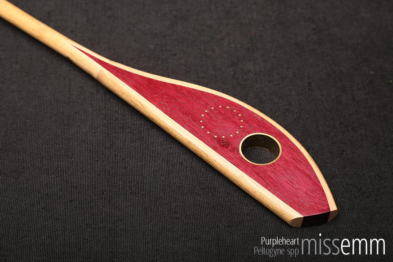Unique impact toys | Rattan & purpleheart discipline cane | By kink artisan Miss Emm | For kinksters, fetishists, Mistresses, Masters, Dominas, Dominants, and anyone who likes a good caning :)