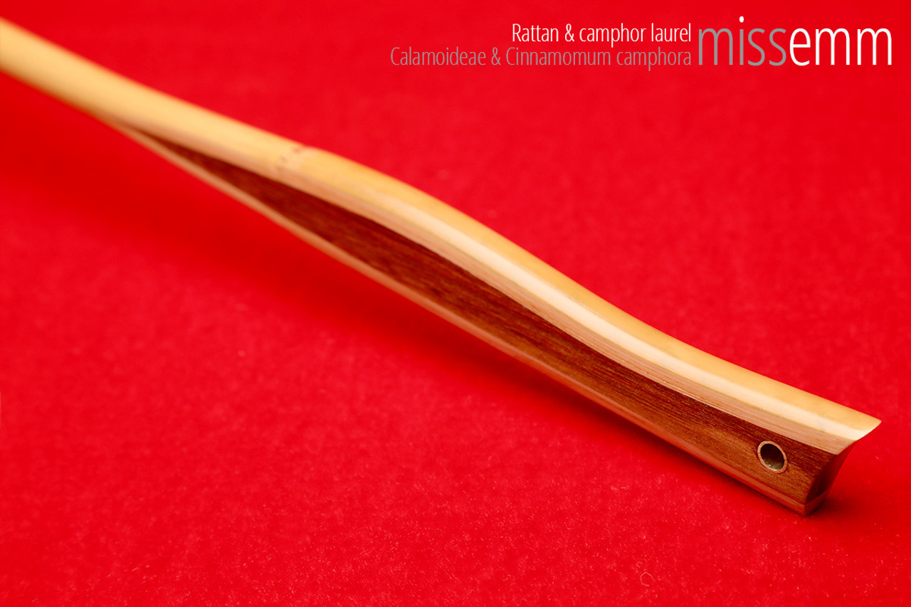 Handmade bdsm toys | Rattan cane | By kink artisan Miss Emm | The cane shaft is rattan cane and the handle has been handcrafted from camphor laurel with brass details.