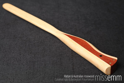 Handmade BDSM Kink Toys | Pane/Flat Cane | By kink artisan and cane maker Miss Emm. 