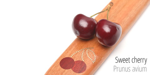 A sweet cherry themed paddle