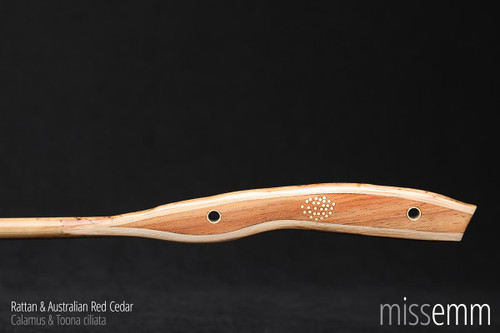 FemDom Punishment Cane | Rattan & Australian Red Cedar | by Sydney fetish artisan Miss Emm