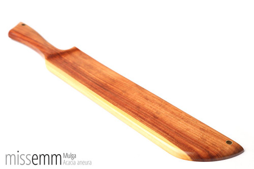 Handmade BDSM Kink Toys | Wood Spanking Paddle | by kink artisan woodworker Miss Emm.