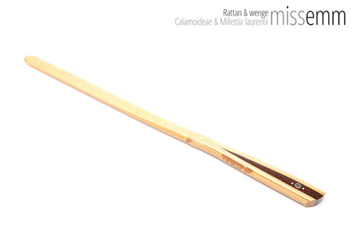Unique handcrafted bdsm toys | Rattan spanking pane (flat bladed cane) | By kink artisan Miss Emm | A unique take on the classic bdsm disipline cane - panes create a sensation somewhere between a paddle and a cane (hence the name pane).  