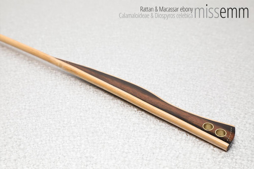 Unique handcrafted bdsm toys | Rattan spanking cane | By kink artisan Miss Emm