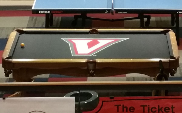 University Custom ArtScape Pool Table Felt