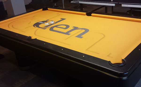 Missouri Tigers Den Custom ArtScape Pool Table Felt