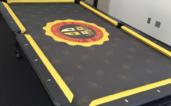 Ottawa University Custom Pool Table Felt