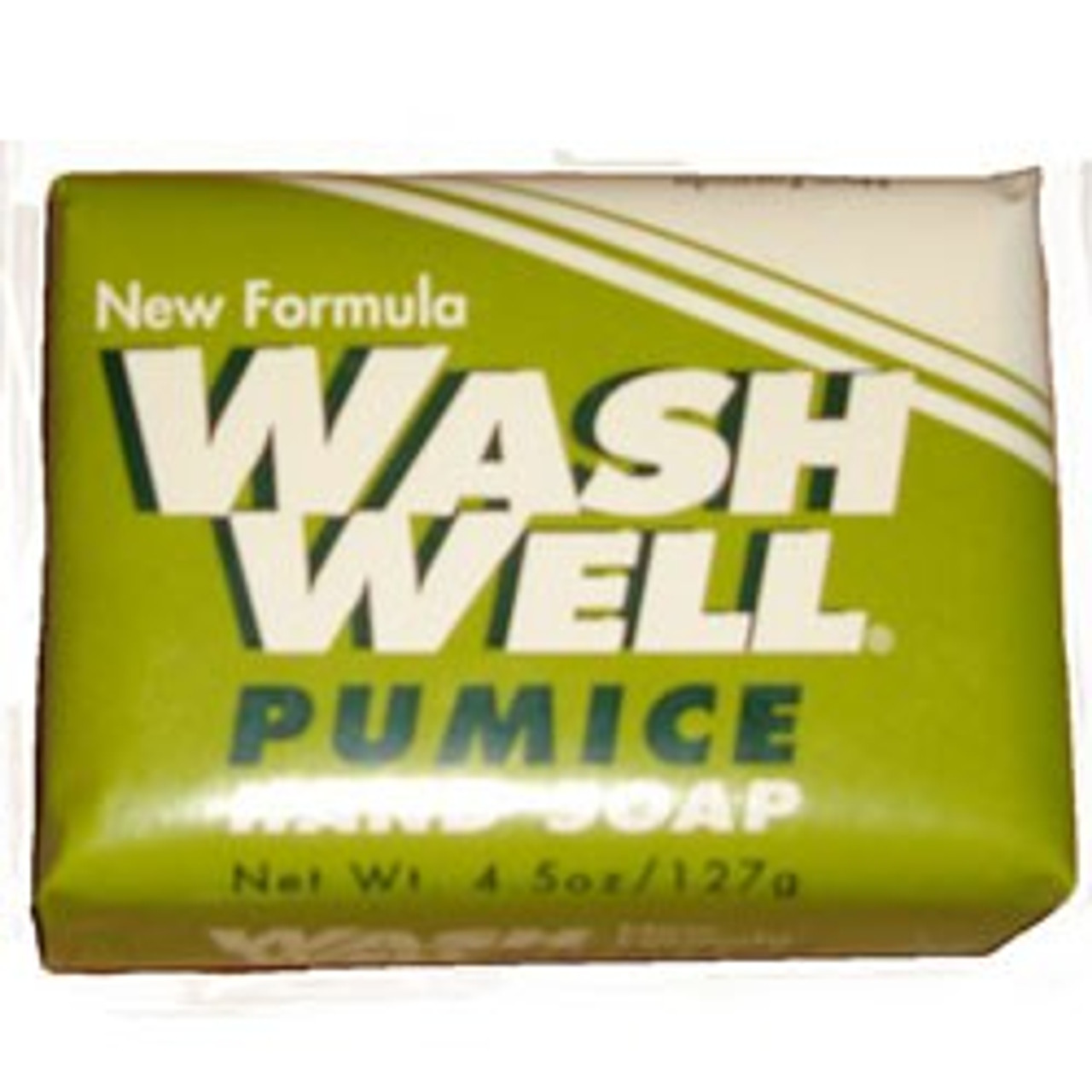 Wash Well Green Pumice Hand Soap 4.5 oz Bar - 12-Pack or 48-Pack