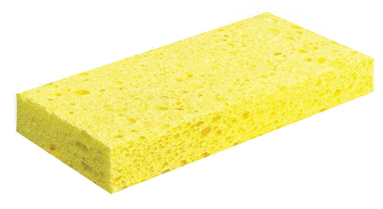 Small Yellow Cellulose Sponge - Case of 48