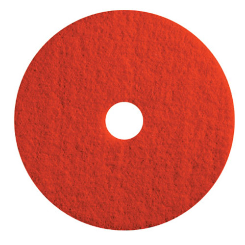 15" Red Buffing Floor Pads 5/cs