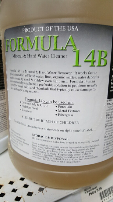 FORMULA 14B MINERAL CLEANER CONCENTRATE 4/1GL/CASE