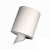 CENTER PULL 2-PLY PAPER TOWEL 600' REFILL ROLL - CASE OF 6