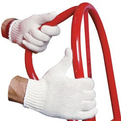 STRING KNIT GLOVES LG - DOZEN