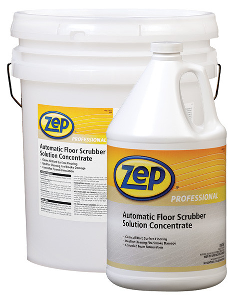 Zep Automatic Floor Scrubber Solution Concentrate - Case of 4 Gallons