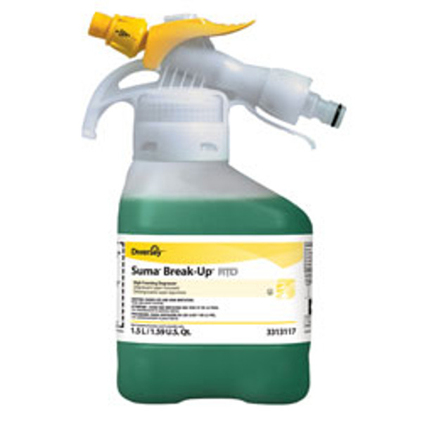 Suma Break Up Degreaser RTD High Foaming Degreaser 1.5 Liter - Case of 2