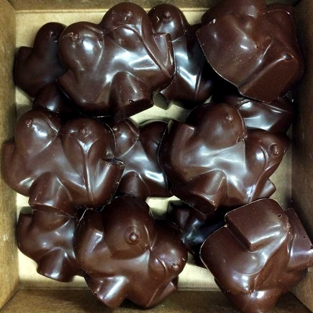 Box full'o Boobies in Dark chocolate