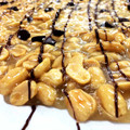 Peanut Brittle with dark chocolate