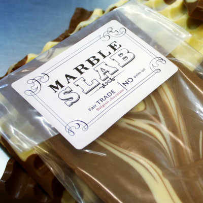The Marble Slab ( Milk & White Chocolate)
